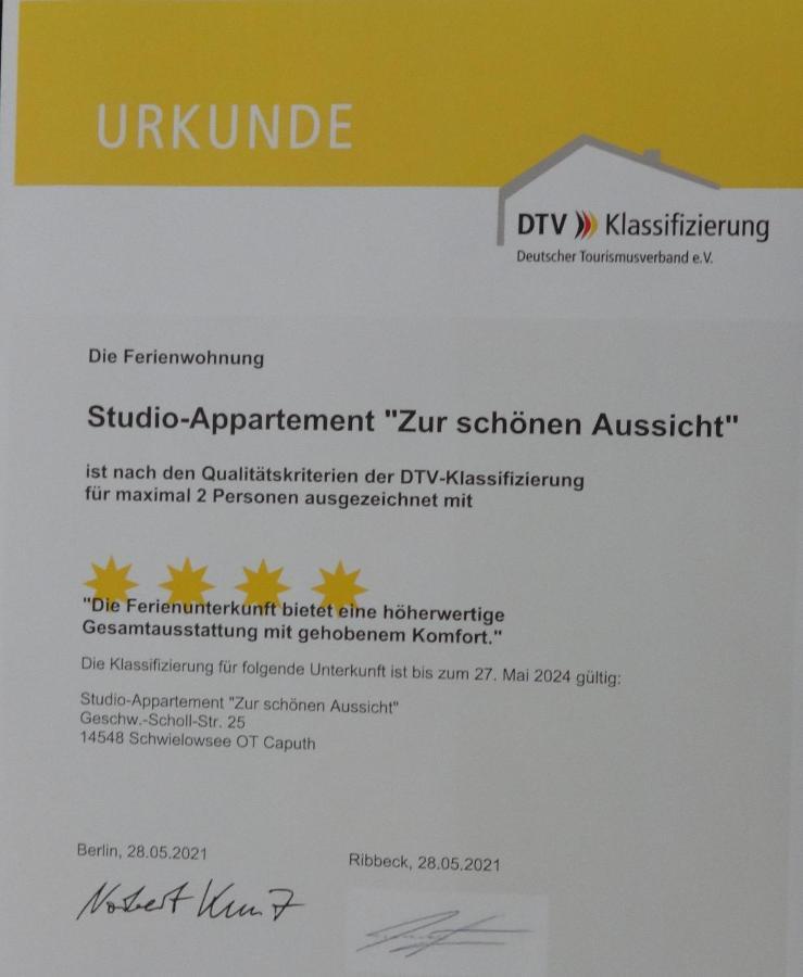 Zur Schoenen Aussicht Schwielowsee Esterno foto